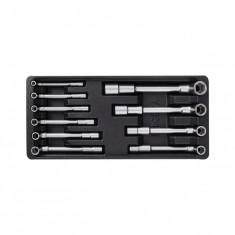 Set chei tubulare tip L pentru dulap Yato YT-55456