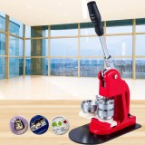 Cumpara ieftin Presa manuala pentru confectionat insigne 75 mm, aparat profesional cu matrita inclusa, kit complet 100 componente, pentru ecusoane personalizate, bra
