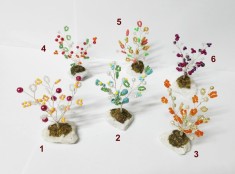 Reducere! Mini pomisori margele, cadou unicat decor martie, martisor