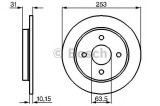 Disc frana FORD FIESTA V (JH, JD) (2001 - 2010) BOSCH 0 986 478 344