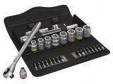 Set Chei Tubulare 3/8 Zyklop 29 Bucăți, Wera