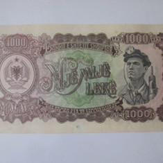 Rara! Albania 1000 Leke 1957