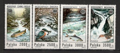 Polonia.1992 Conferinta ONU ptr. mediu si dezvoltare-Cascade si animale MP.261 foto