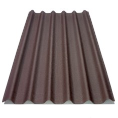 Placa ondulata bituminoasa Onduline Easyfix, brun, 38 x 810 x 2000 mm foto
