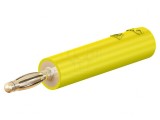 Adaptor Banană 2mm 10A Galben Aurit 36mm