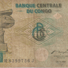 M1 - Bancnota foarte veche - Congo - 10 franci