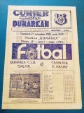 Program meci fotbal DUNAREA CSU GALATI - CEAHLAUL PIATRA NEAMT(27.10.1985)