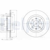 DELPHI BG3945 Disc frana