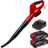Einhell GE-CL 18/1 Li E PXC + Twinpack CB + 4514095 - Suflanta de gradina 105 m3/h + Set 2 acumulatori si incarcator Li-Ion 18 V 2.5 Ah
