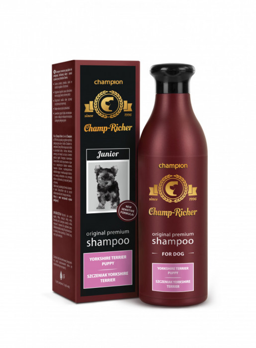 Sampon CHAMP RICHER pentru CATELUSI Yorkshire Terrier, 250 ml AnimaPet MegaFood