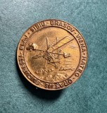 Insigna aviatie raid Bucuresti Blaj Sibiu Brasov Viena Hateg Orastie zbor istoric comemorativa Aurel Vlaicu