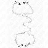 KINK - 4 CHAIN NIPPLE CLAMPS 32 CM WITH LITTLE CHAINS 14 CM, KINK NIPPLE GRIP