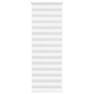 vidaXL Jaluzea tip zebra alb lățime țesătură 65,9 cm poliester foto