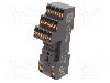 Stativ, DIN, pentru relee {{Serie releu}}, {{Numarul de pini}} pini, IDEC - SU4S-21L