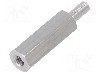 Distantier din aluminiu, 15mm, DREMEC - 232X15