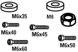 Set suruburi pentru kitul Menabo Fix Point 501