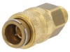 Conector Rapid Alamă 35bar Etanșare Cauciuc NBR