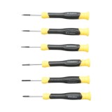 Set 6 surubelnite de precizie drepte si in cruce cu varf magnetic profesionale Cr-V Crownman