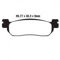 Placute de frana FA275TT Standard EBC Cod Produs: MX_NEW 7370009MA