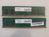 Kit memorie RAM desktop ADATA 8GB (2 x 4GB) DDR4, 2400MHz, CL17, AD4U2400J4G17-S