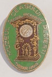INSIGNA MUZEUL CEASULUI PLOIESTI CEASUL PICTORULUI TEODOR AMAN CEAS ( CITITI DESCRIEREA ), Romania de la 1950
