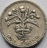 1 pound 1984 Marea Britanie , Scottish Thistle, km#934