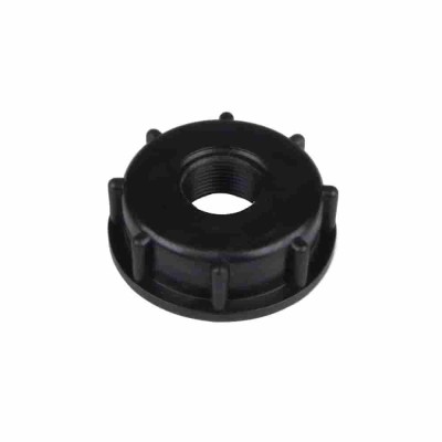 schwarze IBC Mutter m.Innengewinde S60 x 3/4&amp;quot; IG foto