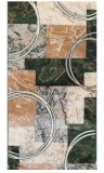 Cumpara ieftin Traversa Festonata Surfilata, Model Lotos 15001-310, Inaltime Fir 8 mm, Latime 0.6m, Marime 60 x 300 cm, Crem, Bej, Verde, Antialergic, Polipropilena,