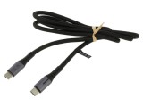 Cablu USB 3.2 Gen 2x2 USB-C 1m Negru LOGILINK CU0432
