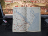 Cetatea Albă, Odesa, Ovidiopol, Bairamcea, Budachi Cordon hartă color c 1930 109