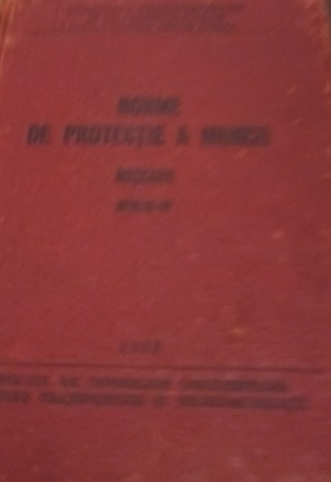 NORME DE PROTECTIE A MUNCII DE MISCARE CFR