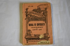 Ludovic Leist - Manual de conversatie francez-roman (Biblioteca pentru toti nr. 157-158) foto