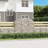Cumpara ieftin Coș gabion arcuit, 150x50x120/140 cm, fier galvanizat