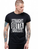 Cumpara ieftin Tricou negru barbati - Straight Outta Giulesti - XL, THEICONIC