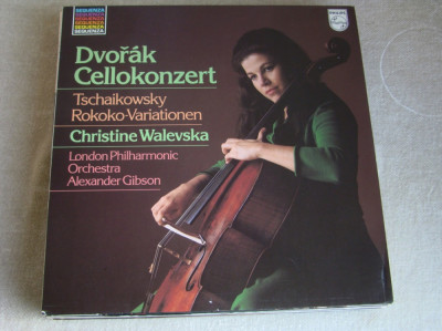 DVORAK / TSCHAIKOWSKY - Cellokonzert - Christine Walevska - LP Vinil Philips foto