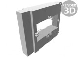 Traductor de Curent 2kA 20VA 184x68x245mm Clasa 1