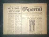 Ziar Sportul 14 Octombrie 1982 - 4 Pagini - Stare Buna