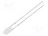 Dioda LED, 3mm, alb cald, 6...8lm, 30mA, 2,8...3,6V, OPTOSUPPLY - OSM54L3E32B