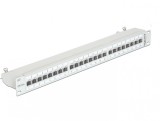 Patch Panel 19&quot; 24 Porturi Cat.6A FTP Gri, Delock 43319