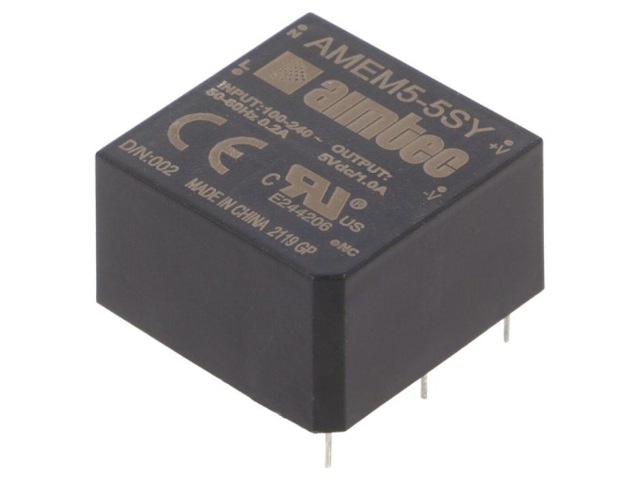 Convertor AC/DC 5W 5VDC pentru PCB