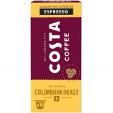 Capsule cafea Costa Colombia Espresso, compatibil Nespresso, 10 capsule, 57g