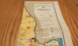 Republica Socialista ROMANIA HARTA INDUSTRIEI - Republica Socislista ROMANIA HARTA ADMINISTRATIVA (verso) - Dimensiuni: 47.0x34.5 cm