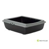 Litiera pisici simpla MPB Juliet eco gri 48x38x14 cm litiera pisica deschisa