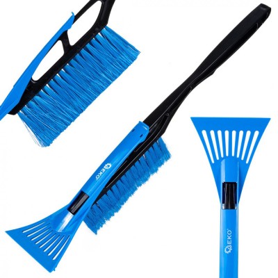 Perie cu racleta pentru deszapezire masina, 52 cm, Geko G73853 foto