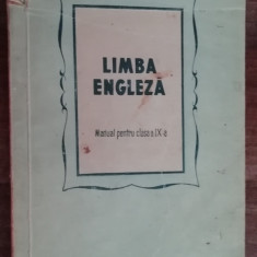 myh 542s - Manual de Limba engleza pentru clasda IX-a - ed 1956