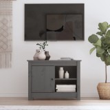 Cumpara ieftin Comodă TV, gri, 70x36,5x52 cm, lemn masiv de pin