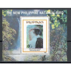 Filipine 1995 2527 bl 86 MNH - Vulturului maimuta, pasarea nationala