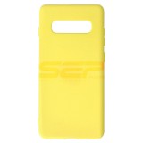 Husa Silicon Galben Samsung Galaxy S10 Plus - Calitate Superioara - Protectie Telefon