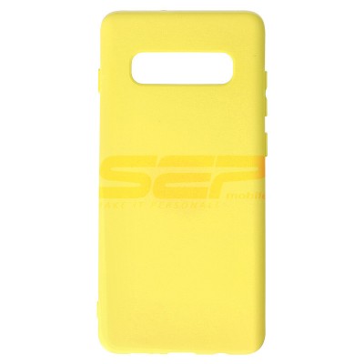 Toc silicon High Copy Samsung Galaxy S10 Plus Yellow foto