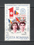 Romania.1984 45 ani demonstratiile de 1 Mai YR.783, Nestampilat